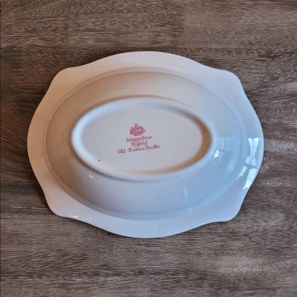 Johnson Bros Old Britain Castles, Pink Serving Bowl - Picture 4 of 8